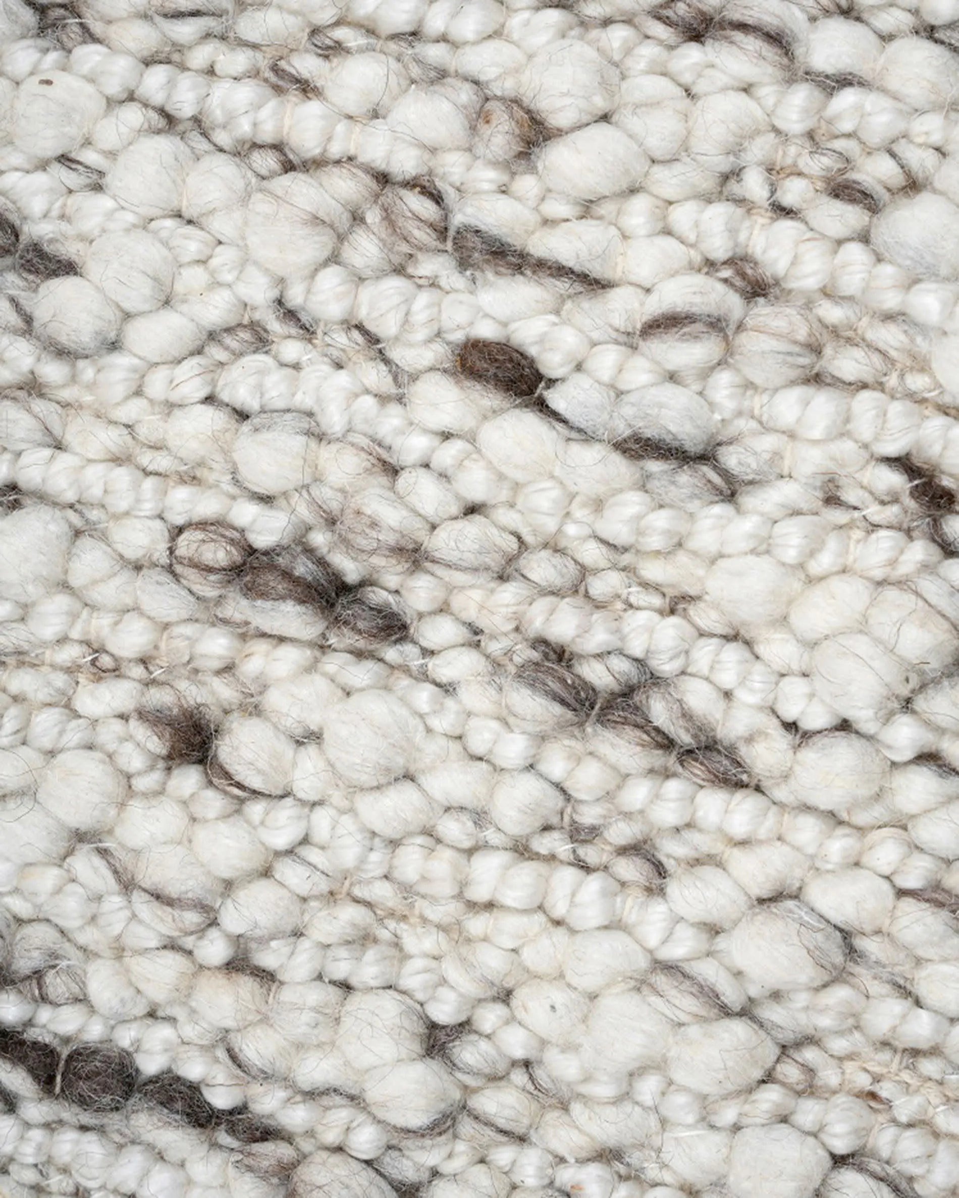 Der Manilva-Teppich: Eleganz und Komfort in Braun, 200x300 cm, aus Wolle und Baumwolle, ideal für jeden Raum.