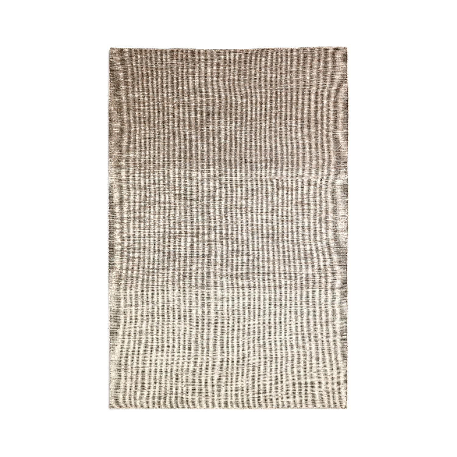 Malenka Teppich aus brauner Wolle 200 x 300 cm
