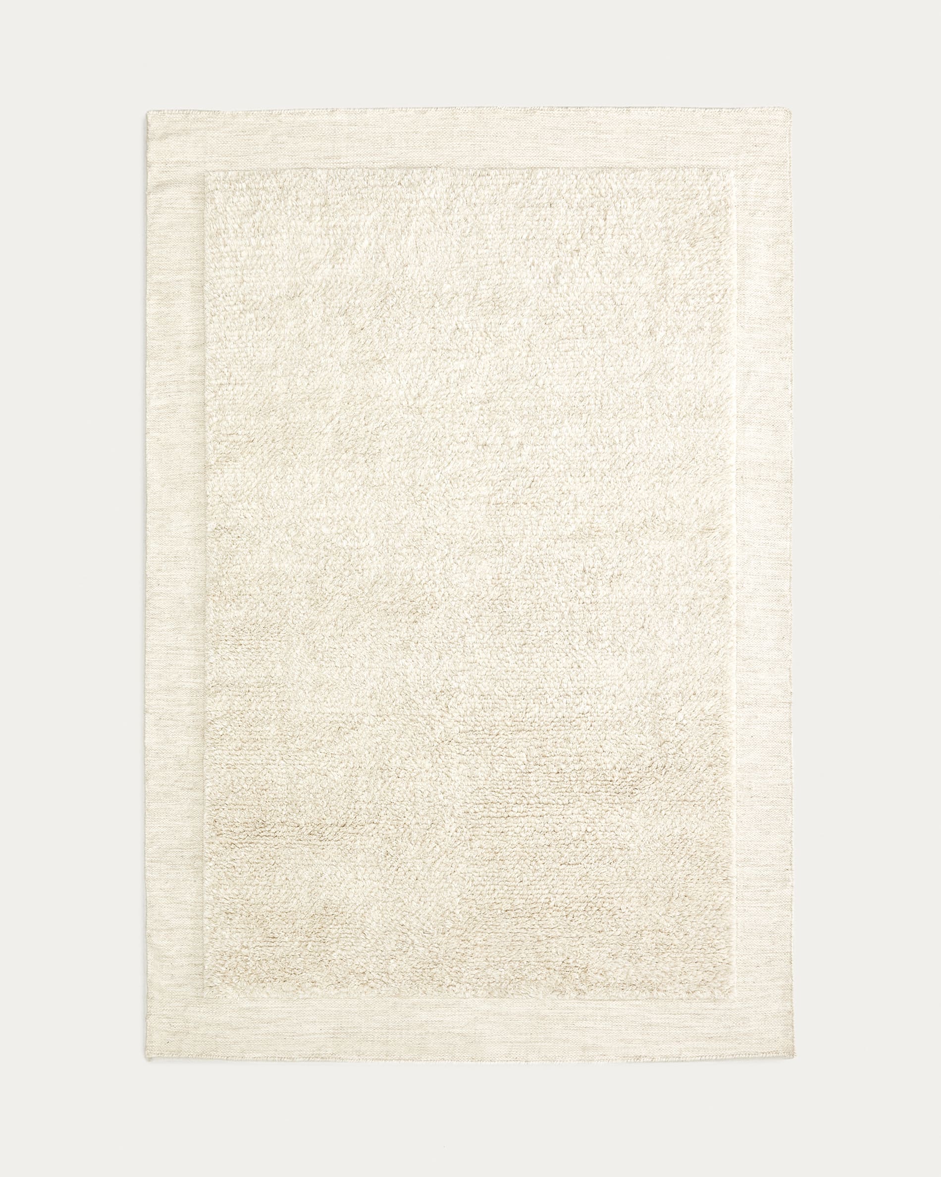 Marely Teppich aus Wolle in Weiss 200 x 300 cm