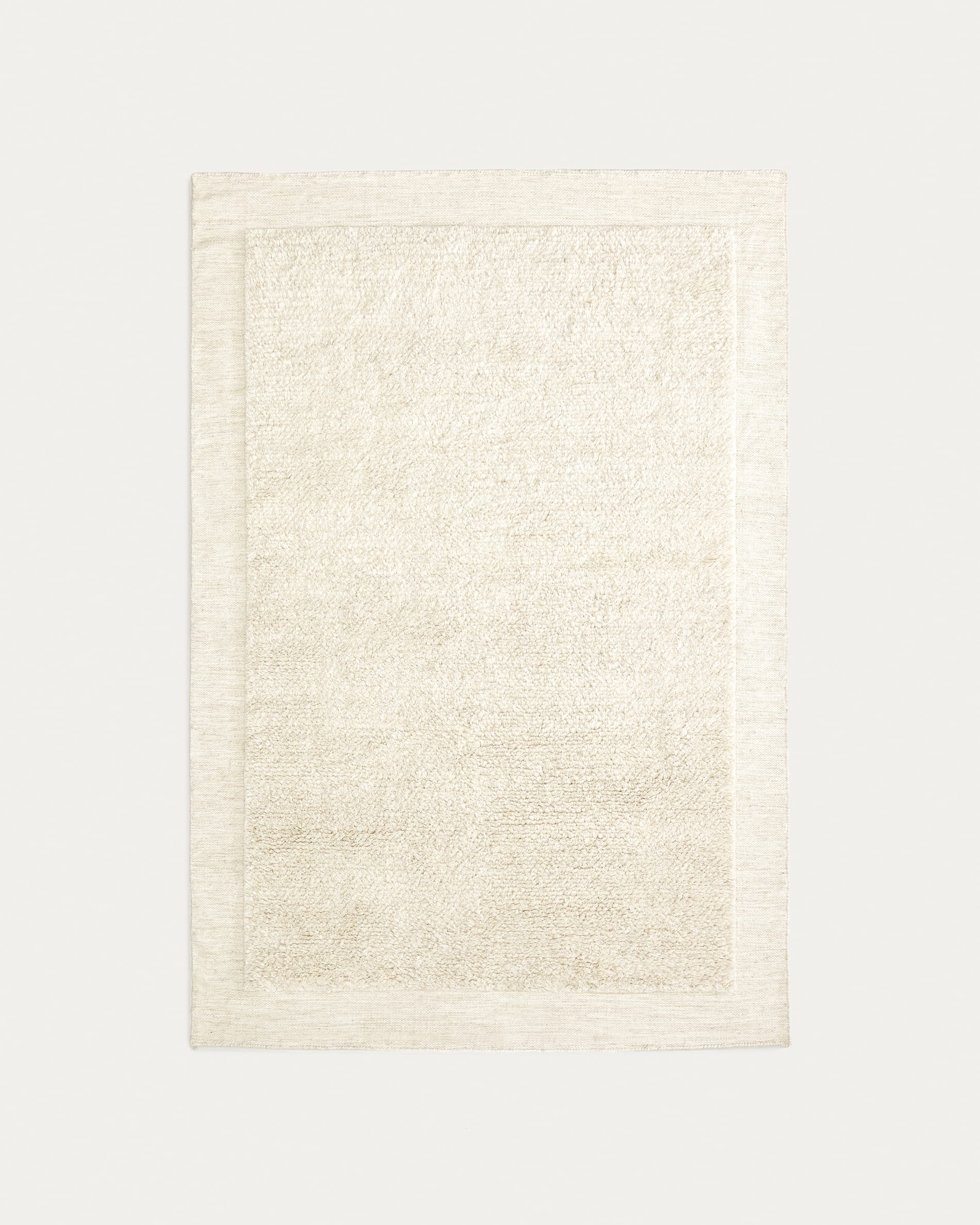 Marely weisser Wollteppich 160 x 230 cm