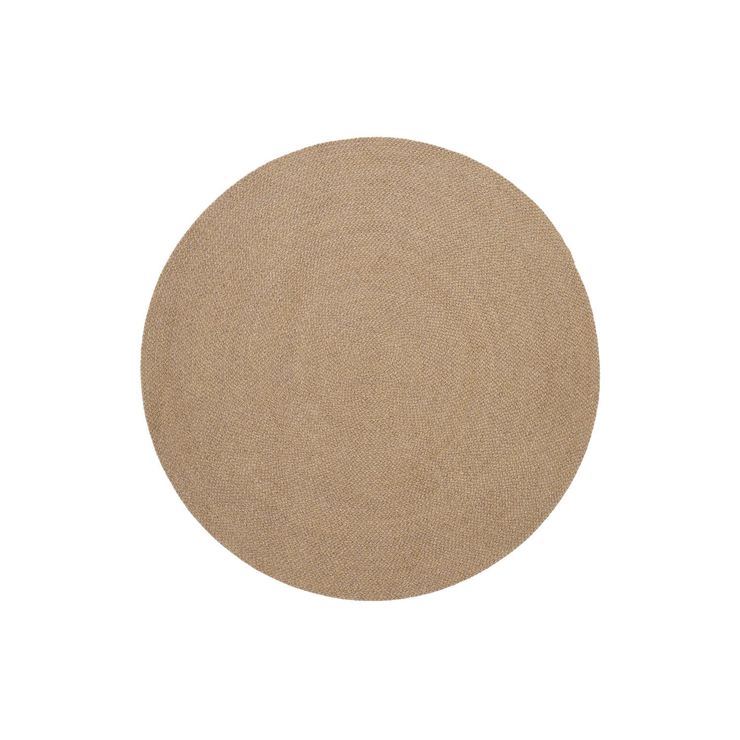 Tapis rond Despas en fibres synthétiques beige Ø 200 cm