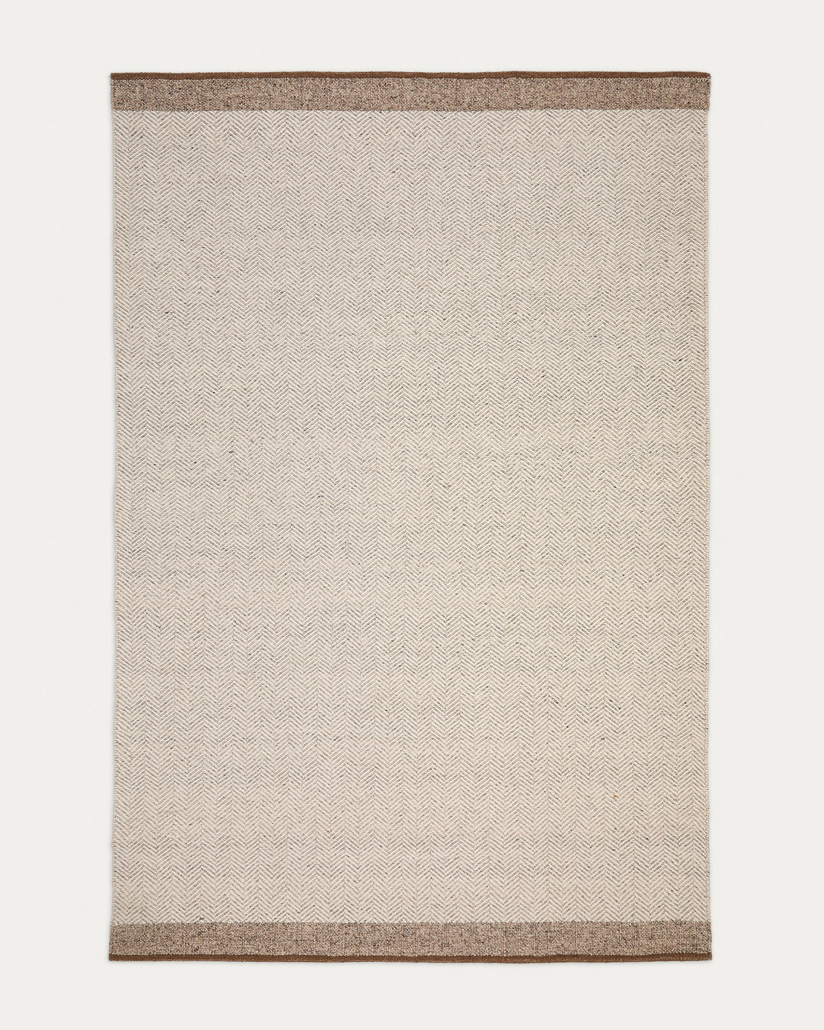 Teppich Nifelia Jacquard aus Wolle beige 200 x 300 cm in Beige präsentiert im Onlineshop von KAQTU Design AG. Teppich ist von Kave Home