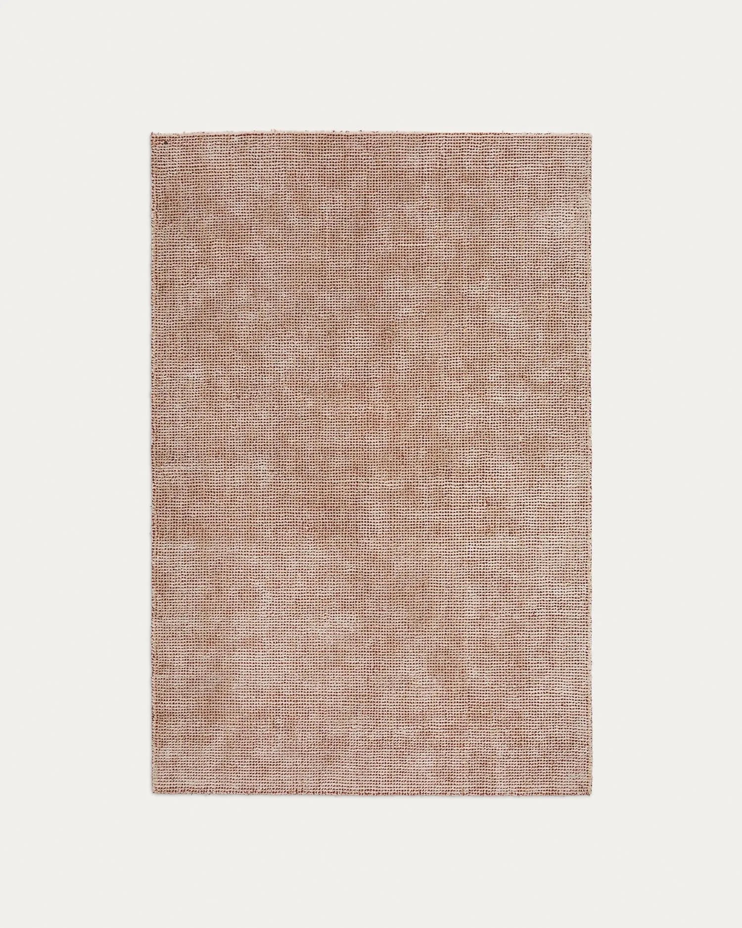 Teppich Elvan: 160x230 cm, Viskose & Jute, terrakotta. Weich, langlebig, stilvoll. Perfekt für jeden Wohnraum.