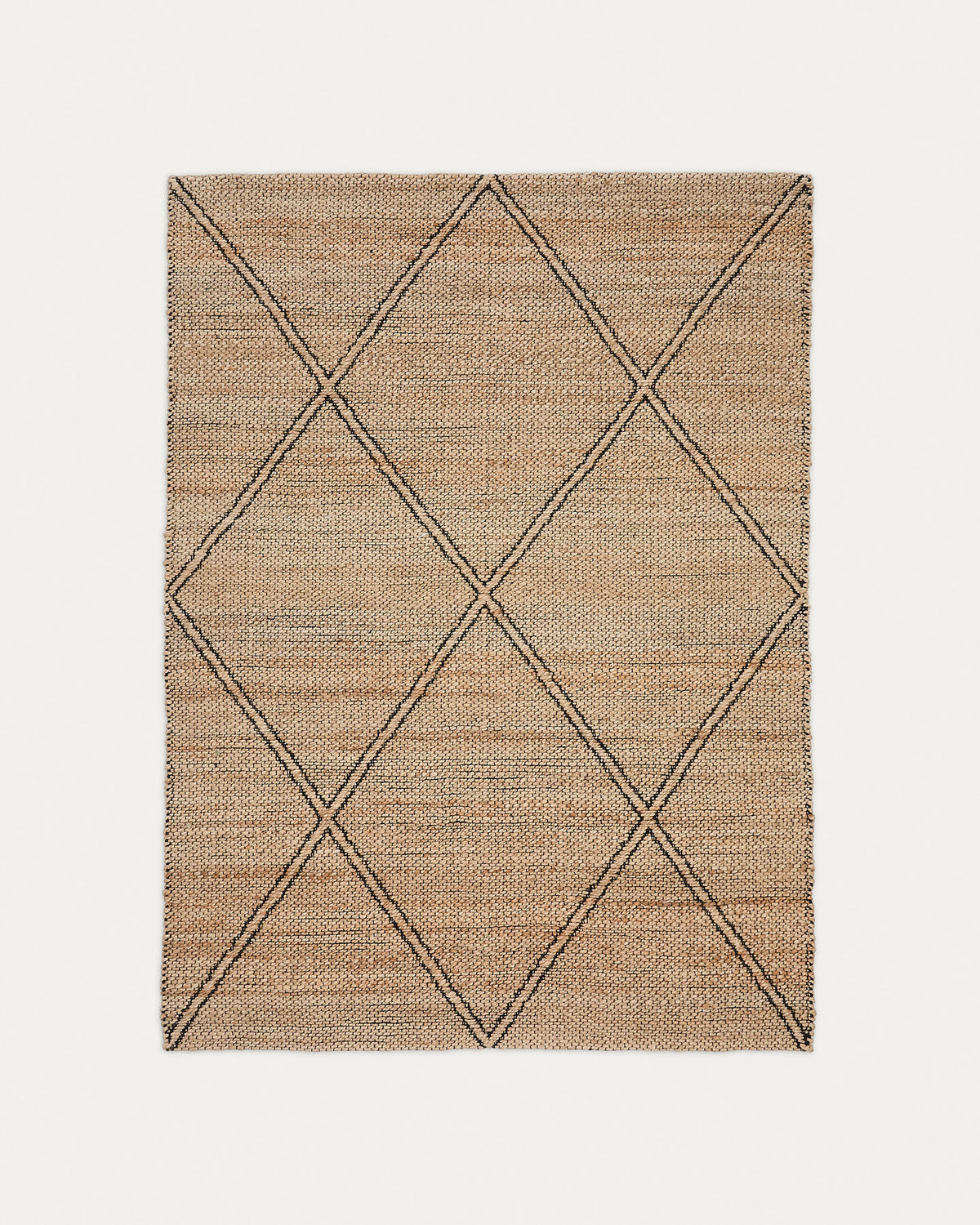 Teppich Vallalta aus Jute 160 x 230 cm in Natur präsentiert im Onlineshop von KAQTU Design AG. Teppich ist von Kave Home