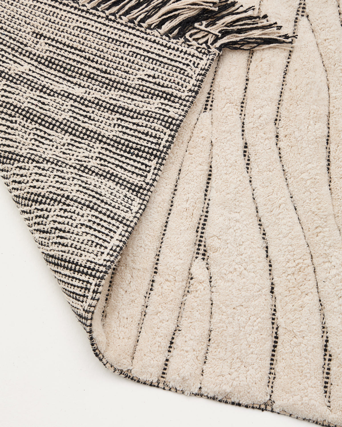 Badematte Crilda aus Baumwolle, weiss, 50 x 70 cm in Ecru präsentiert im Onlineshop von KAQTU Design AG. Badematte ist von Kave Home