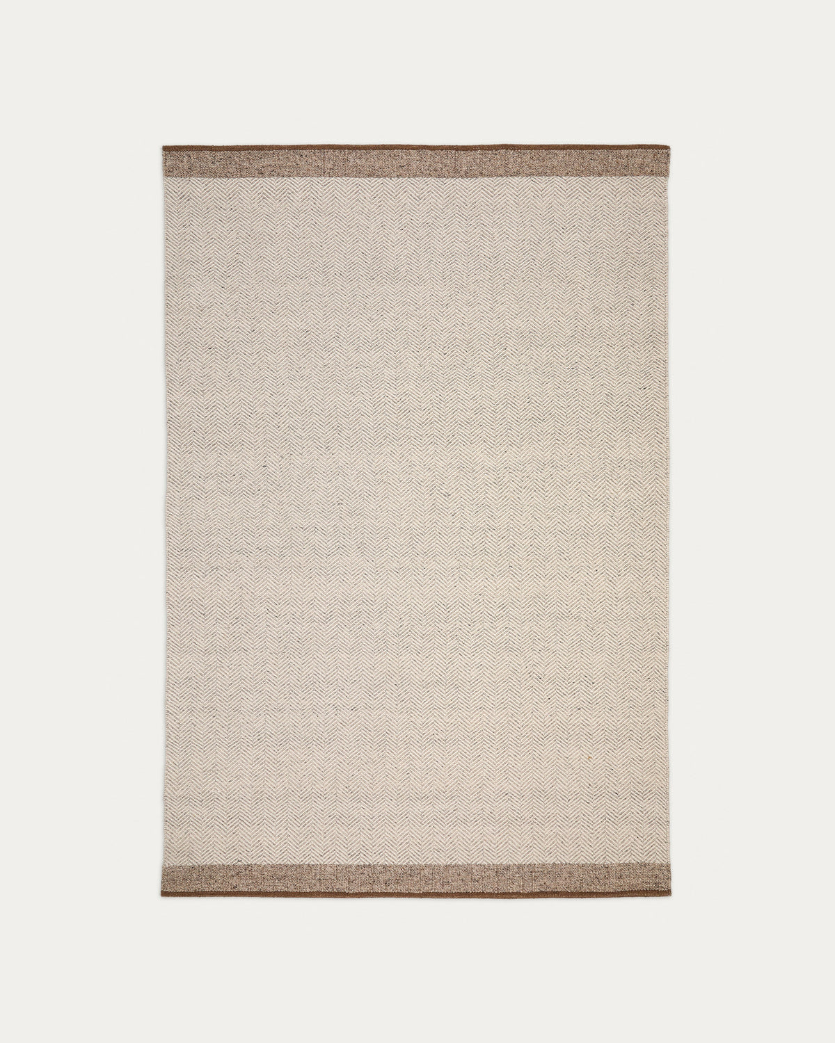 Teppich Nifelia Jacquard aus Wolle beige 160 x 230 cm in Beige präsentiert im Onlineshop von KAQTU Design AG. Teppich ist von Kave Home