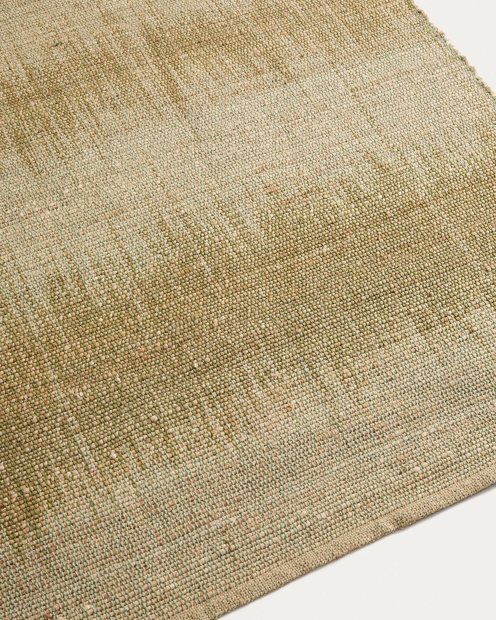 Teppich Lirmo aus Jute grün 200 x 300 cm in Grün präsentiert im Onlineshop von KAQTU Design AG. Outdoor Teppich ist von Kave Home