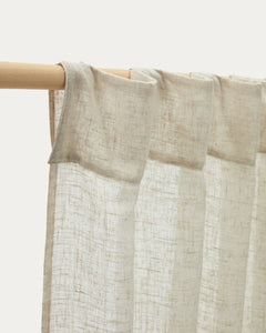 Rideau Mahina beige 140 x 260 cm