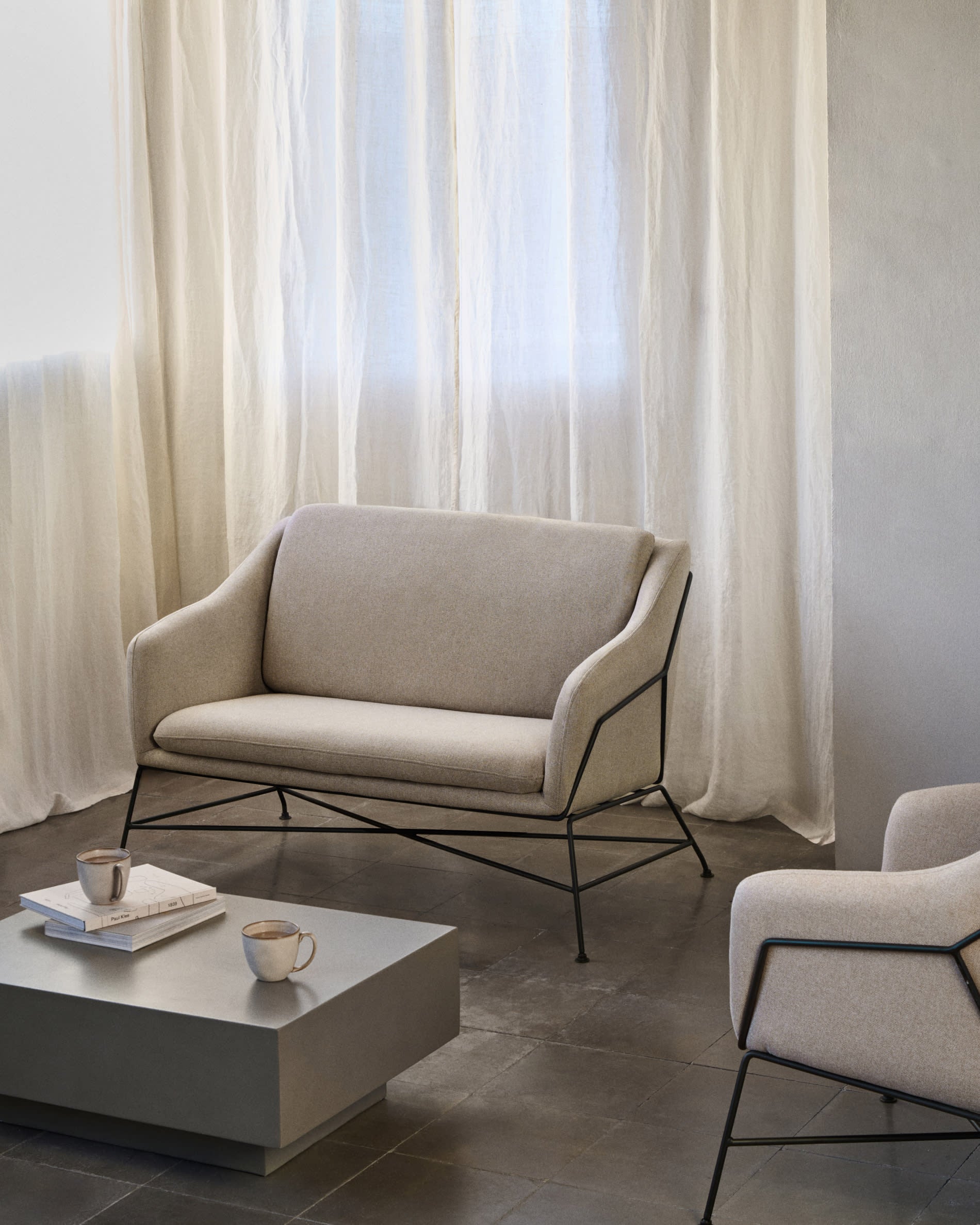 Mahina curtain beige 140 x 260 cm
