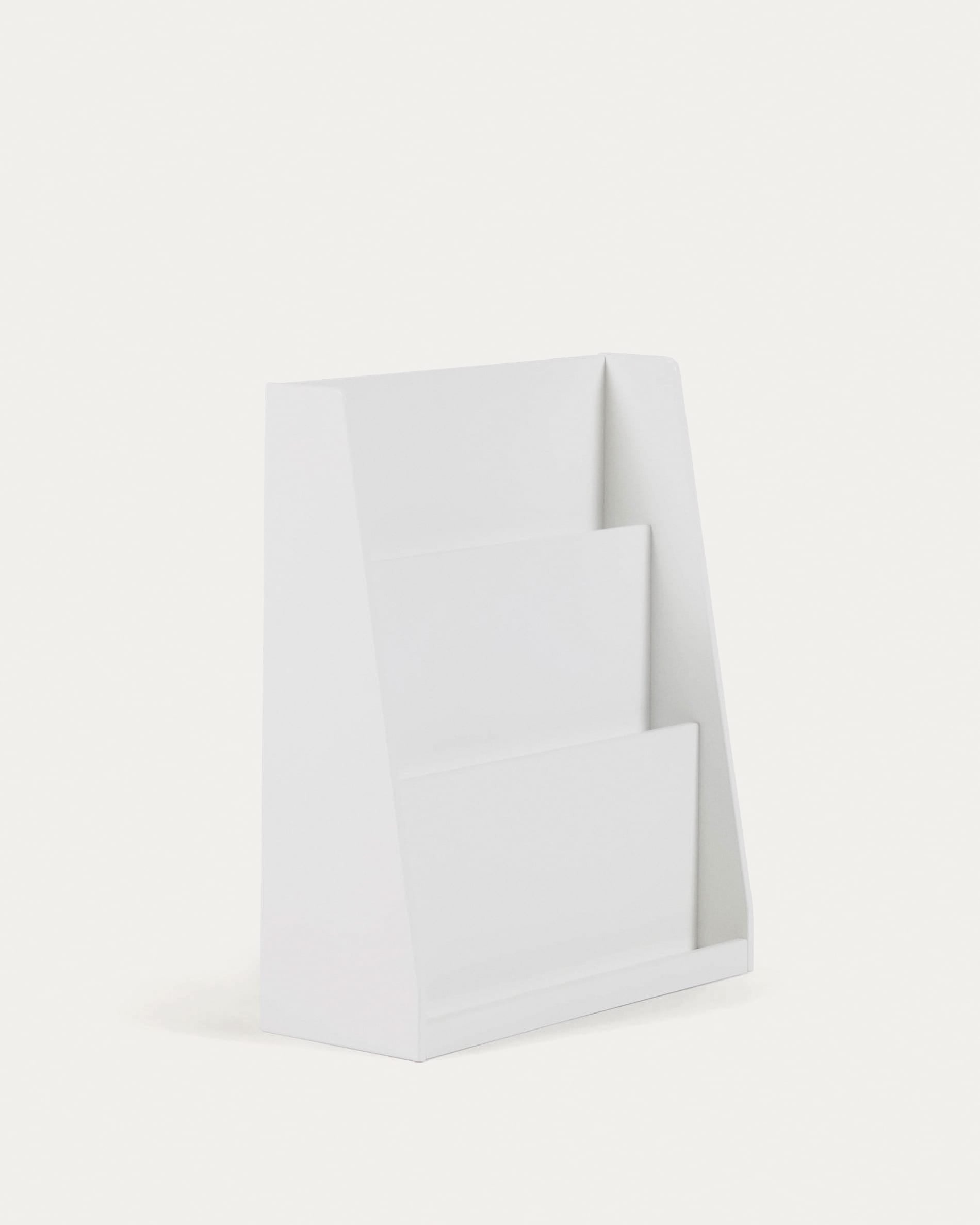 Adiventina Bücherregal aus weissem MDF 59,5 x 69,5 cm