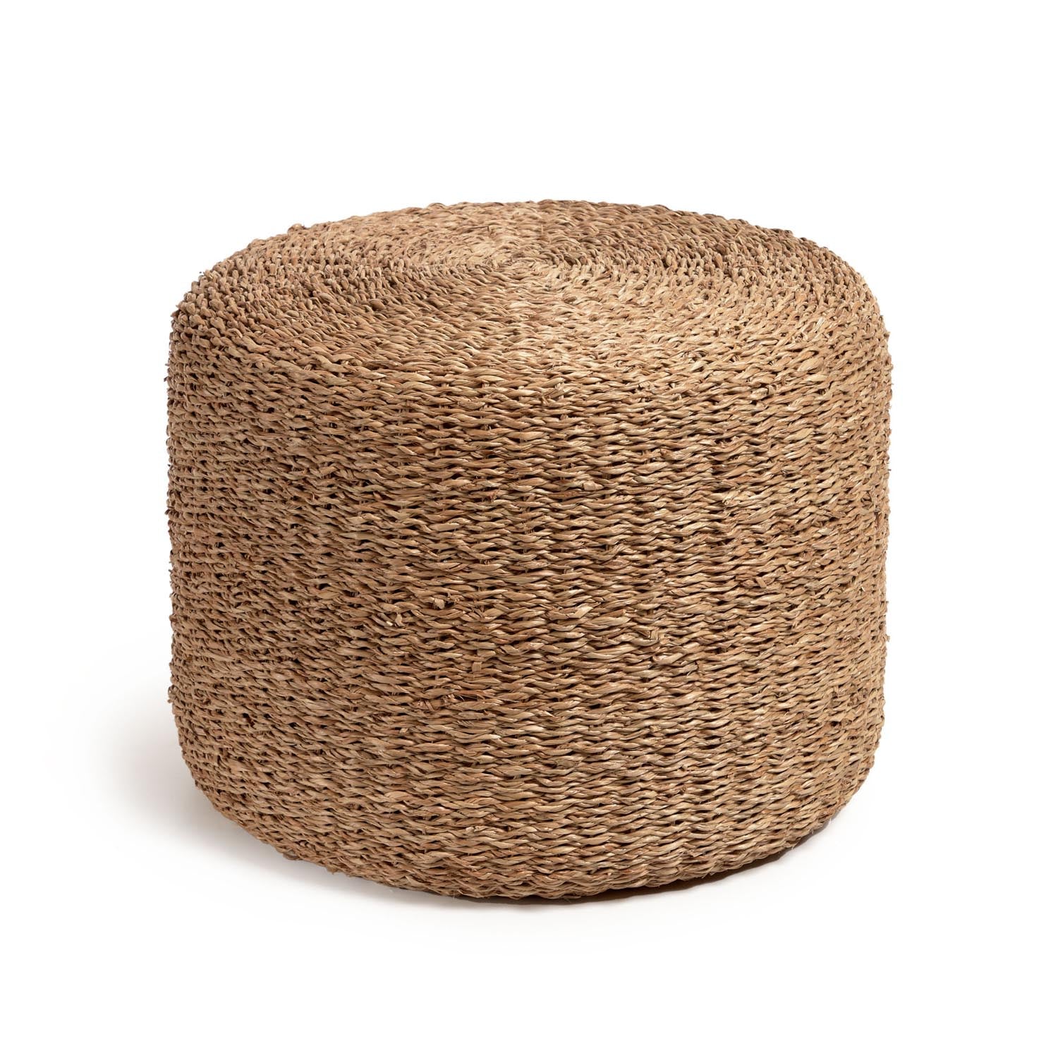 Someina sgabello rotondo in fibre naturali Ø 40 cm