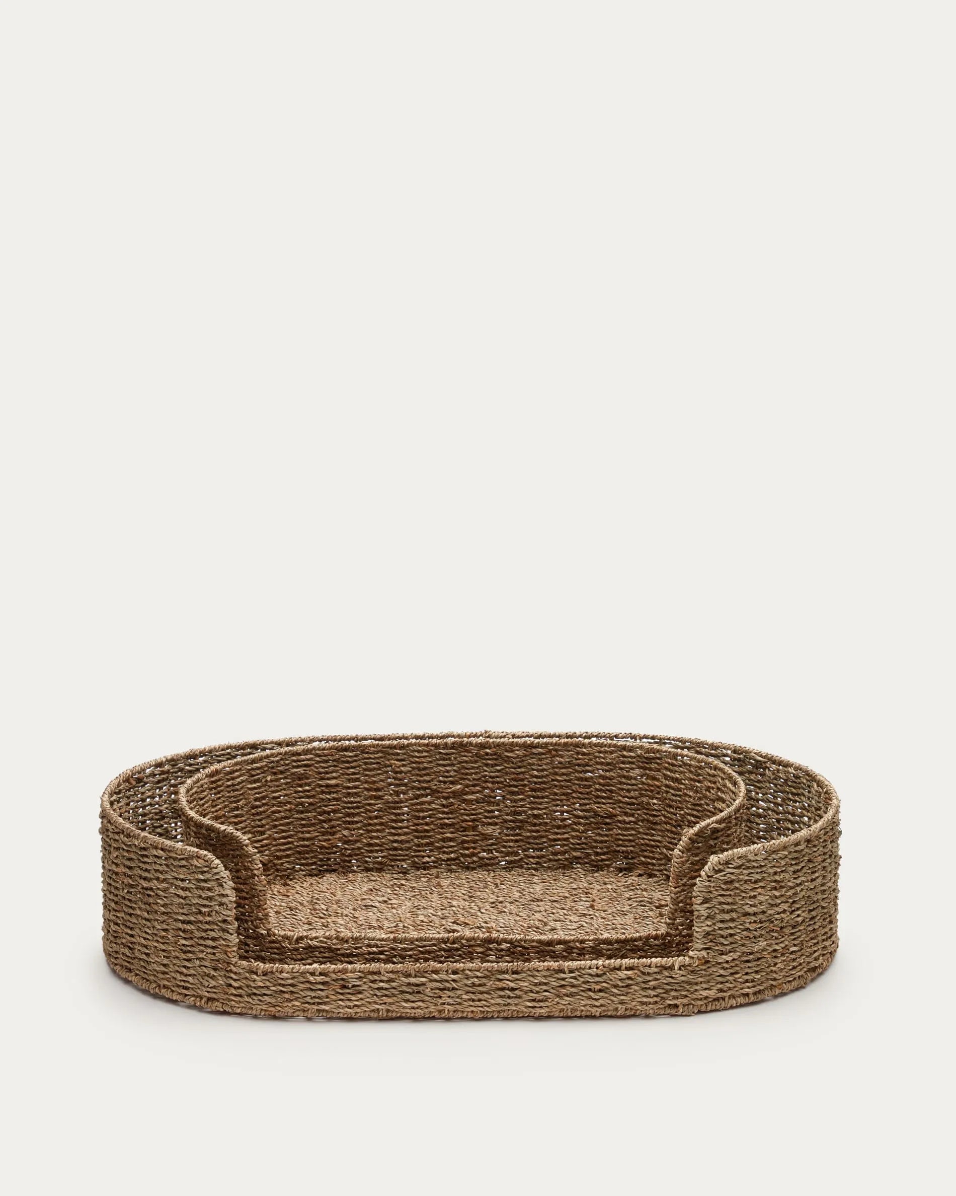 Fliicker Haustierbett aus Naturfasern, Ø 60x35 cm, ideal für kleine Haustiere, stilvoll, bequem und nachhaltig von Kave Home.