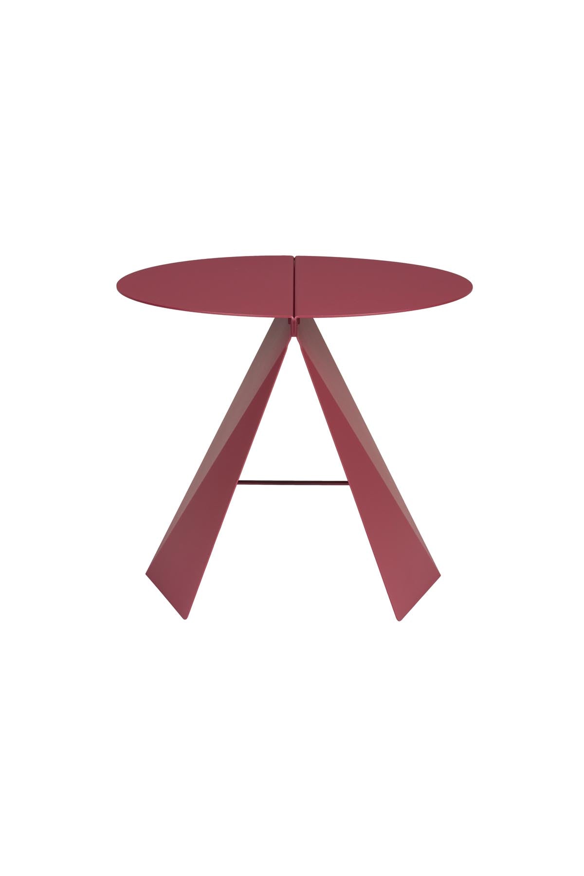 Beistelltisch Foldy in Rot präsentiert im Onlineshop von KAQTU Design AG. Beistelltisch ist von Zuiver