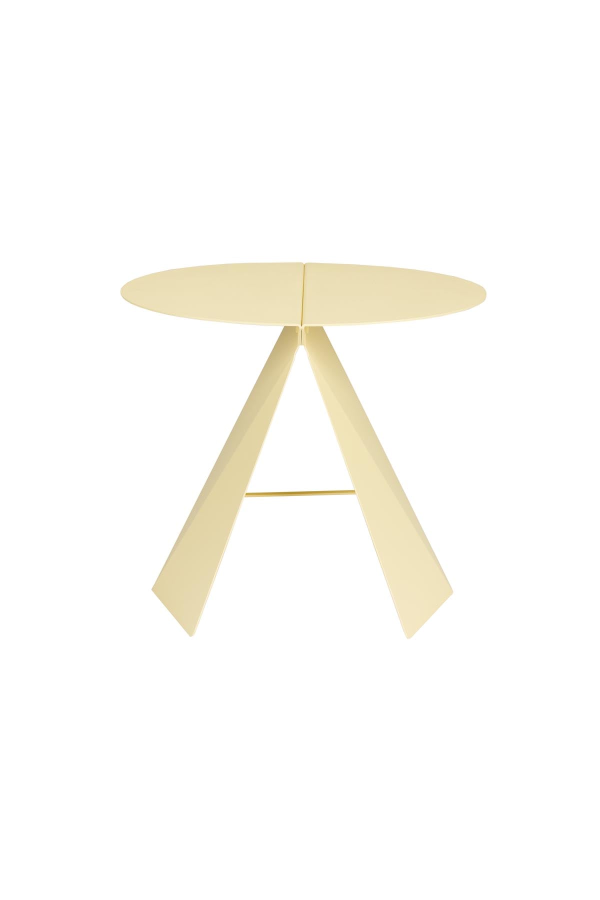 Beistelltisch Foldy in Gelb präsentiert im Onlineshop von KAQTU Design AG. Beistelltisch ist von Zuiver