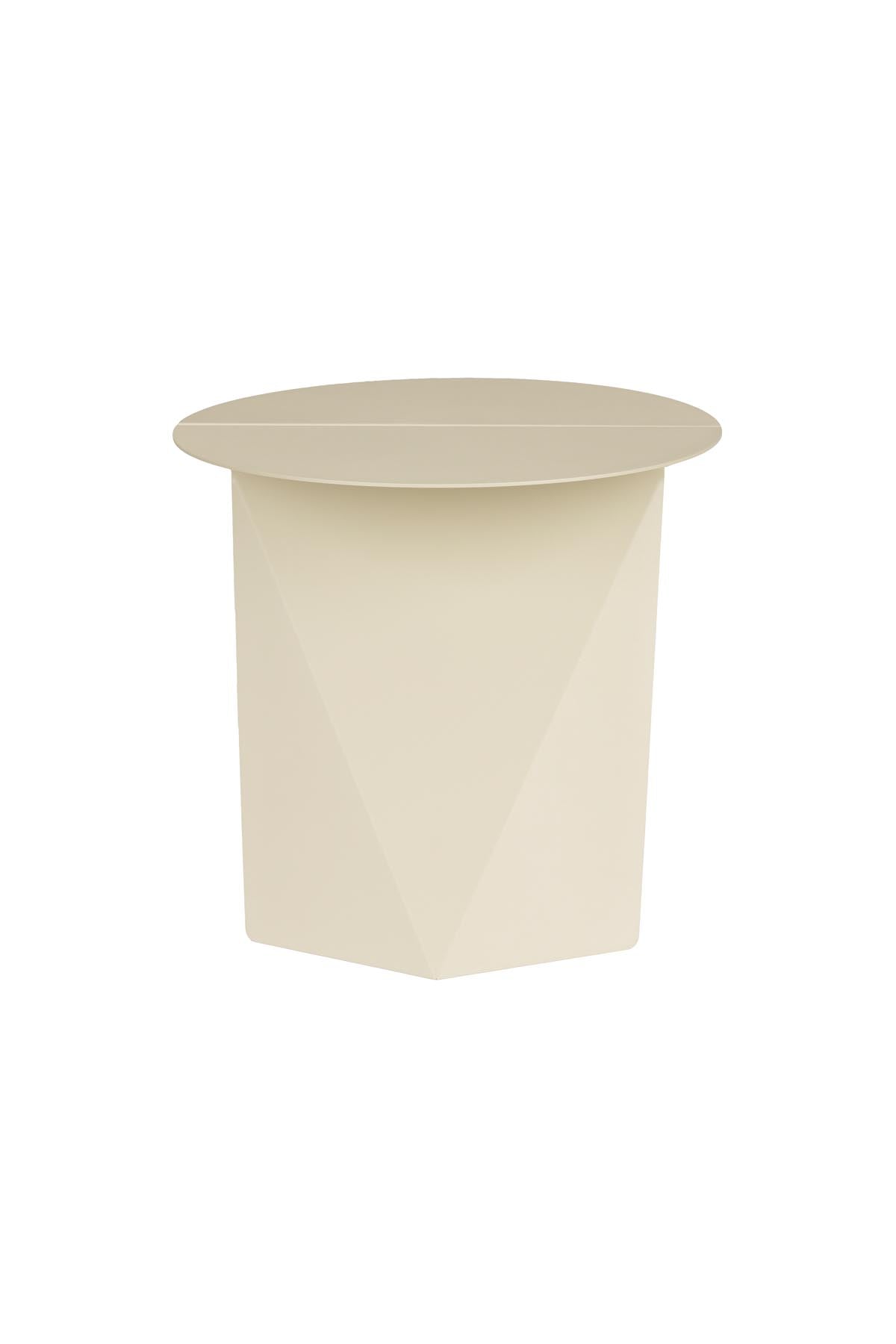Beistelltisch Foldy in beige präsentiert im Onlineshop von KAQTU Design AG. Beistelltisch ist von Zuiver