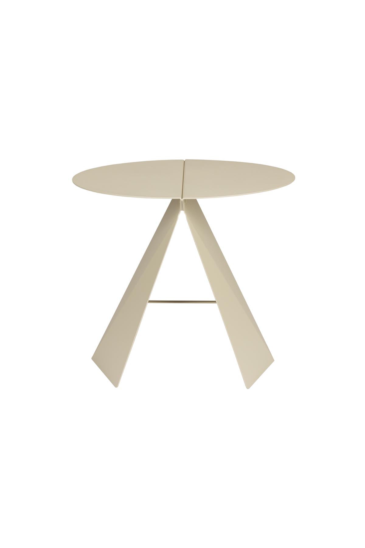 Beistelltisch Foldy in beige präsentiert im Onlineshop von KAQTU Design AG. Beistelltisch ist von Zuiver
