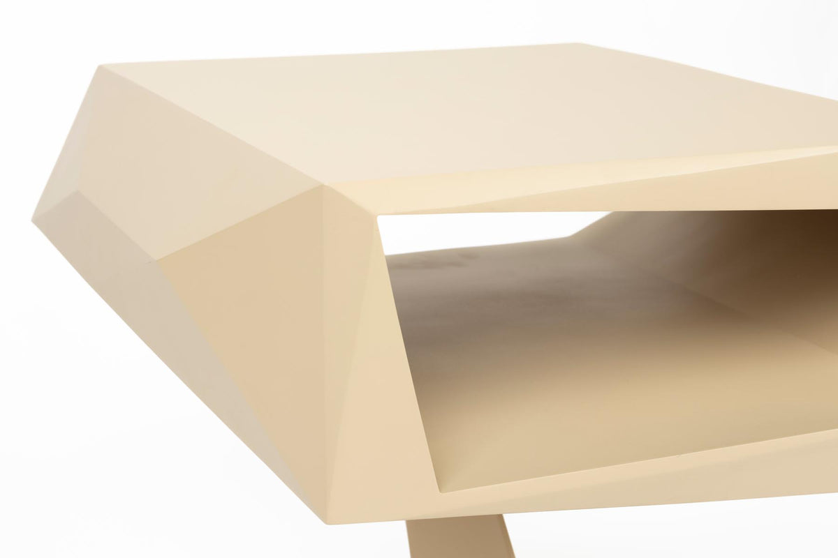 Beistelltisch North in beige präsentiert im Onlineshop von KAQTU Design AG. Couchtisch ist von Zuiver