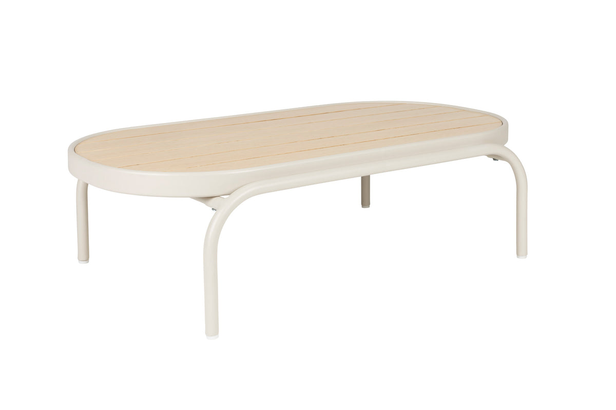 Vista Outdoor Loungetisch in beige präsentiert im Onlineshop von KAQTU Design AG. Loungetisch ist von Zuiver