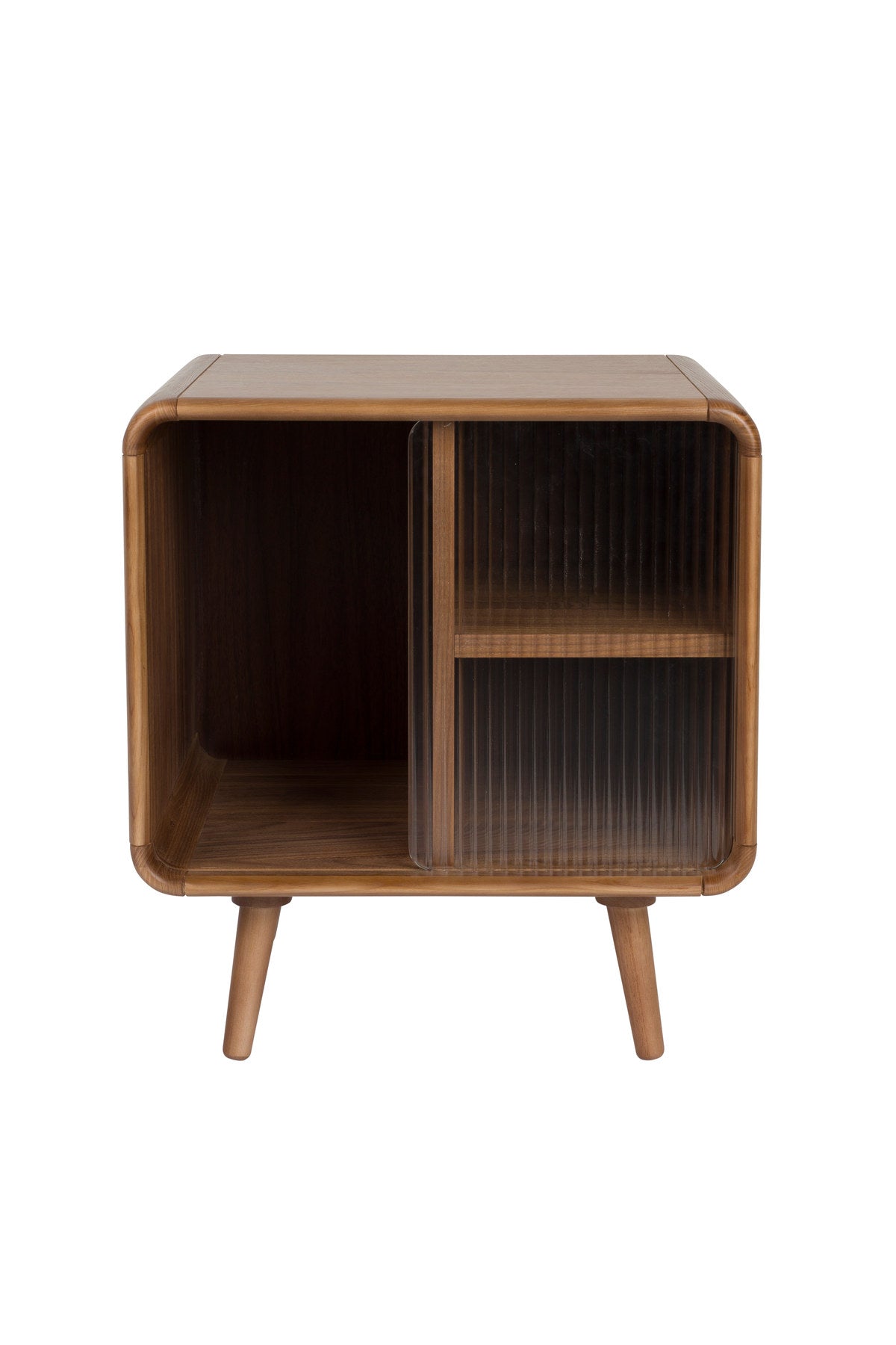 Beistelltisch / Nachttisch Rise in Braun präsentiert im Onlineshop von KAQTU Design AG. Beistelltisch ist von Zuiver