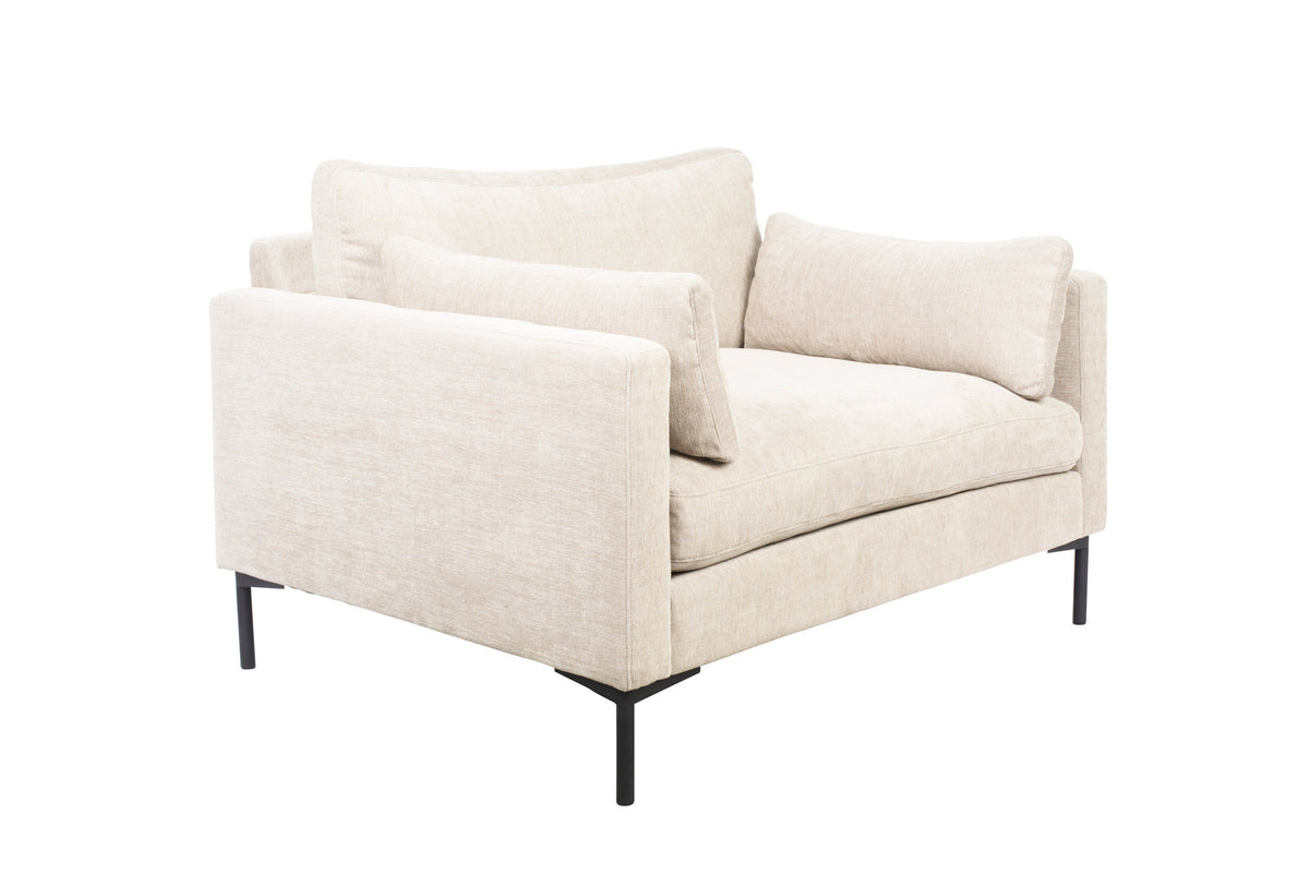 Love Seat Summer in Creme präsentiert im Onlineshop von KAQTU Design AG. Sessel mit Armlehnen ist von Zuiver