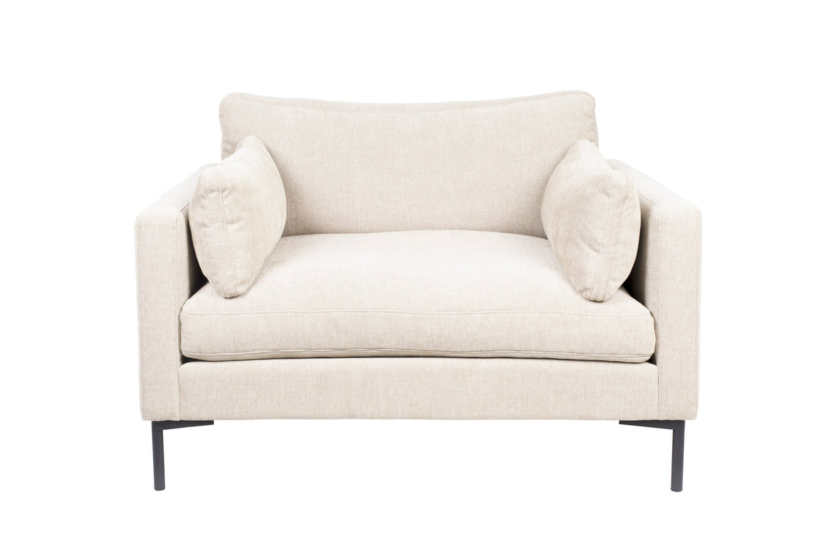 Love Seat Summer in Creme präsentiert im Onlineshop von KAQTU Design AG. Sessel mit Armlehnen ist von Zuiver