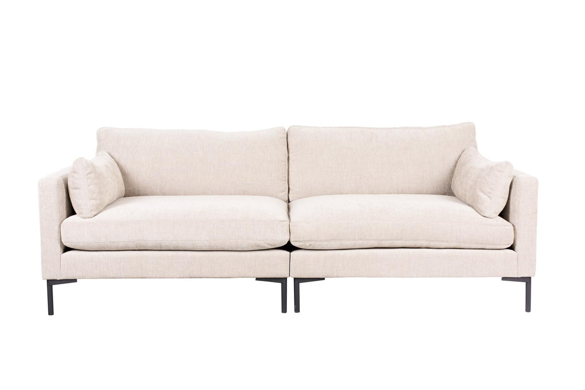 Summer Sofa 3-Sitzer in Creme präsentiert im Onlineshop von KAQTU Design AG. 3er Sofa ist von Zuiver
