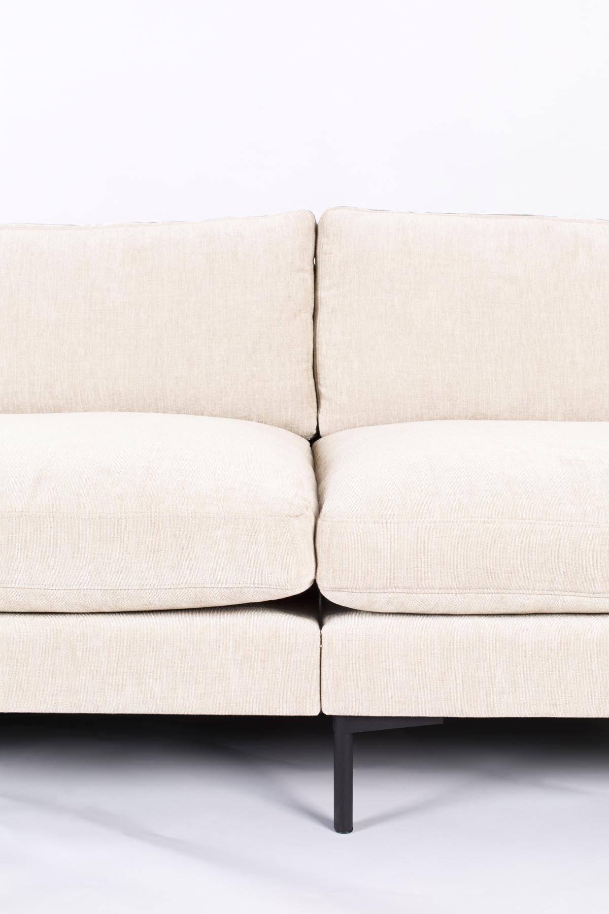 Summer Sofa 4,5-Sitzer in Creme präsentiert im Onlineshop von KAQTU Design AG. 4er Sofa ist von Zuiver