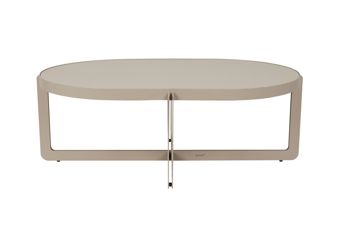 Couchtisch Centre Oval in beige präsentiert im Onlineshop von KAQTU Design AG. Couchtisch ist von Zuiver