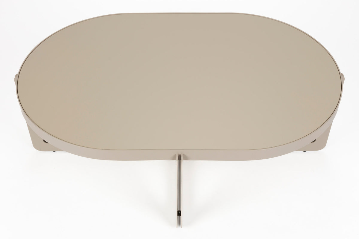 Couchtisch Centre Oval in beige präsentiert im Onlineshop von KAQTU Design AG. Couchtisch ist von Zuiver