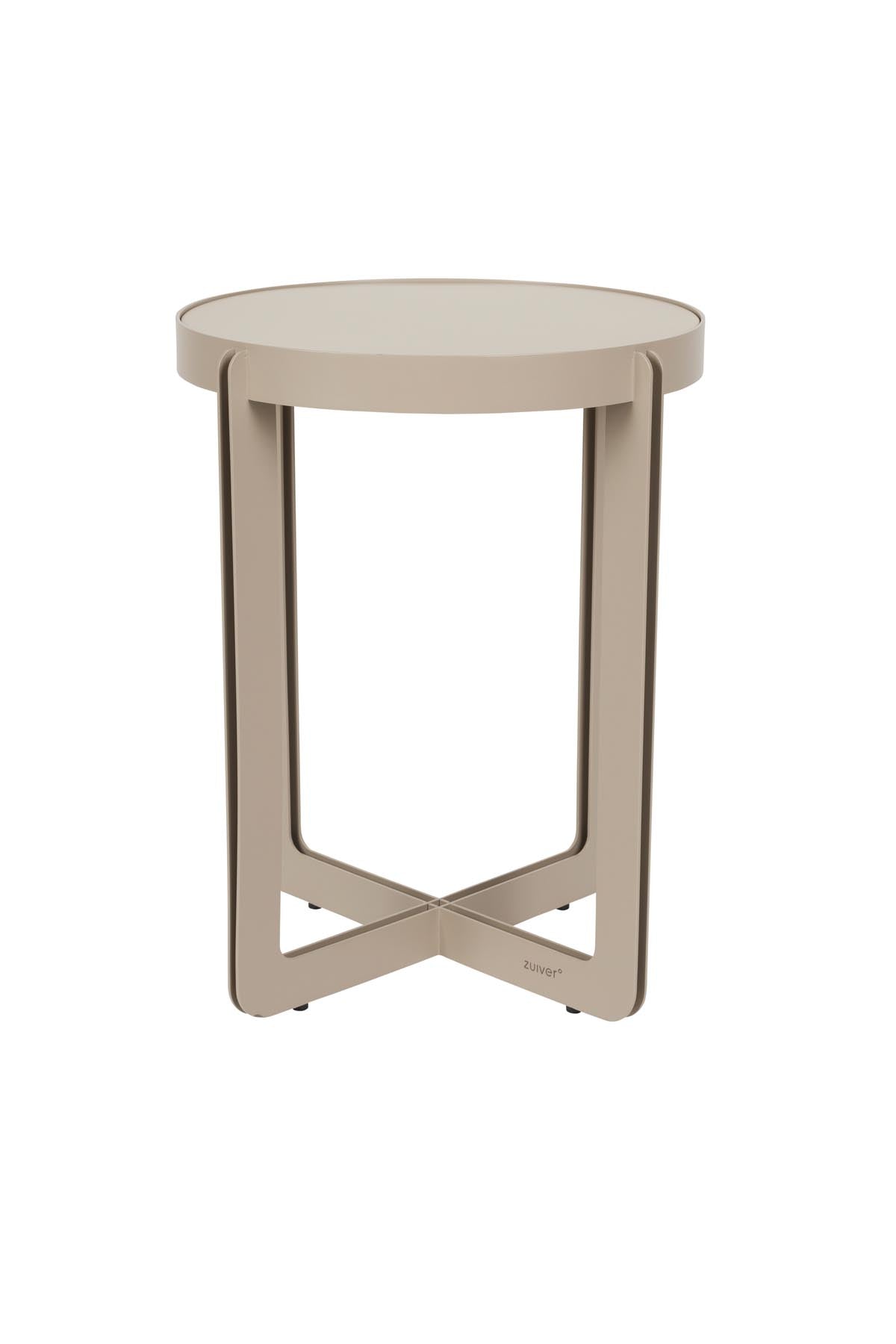 Beistelltisch Centre in beige präsentiert im Onlineshop von KAQTU Design AG. Beistelltisch ist von Zuiver
