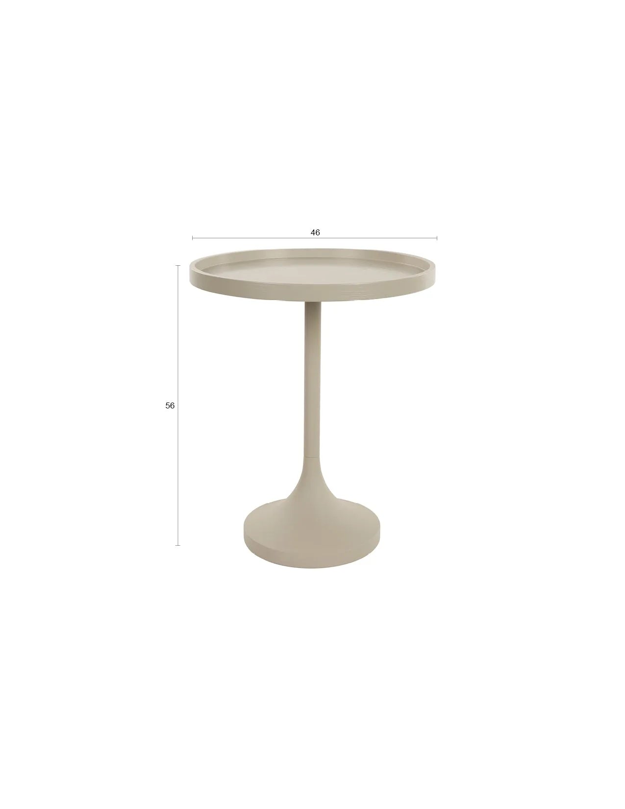 Beistelltisch Jason Beige in Beige präsentiert im Onlineshop von KAQTU Design AG. Beistelltisch ist von Zuiver