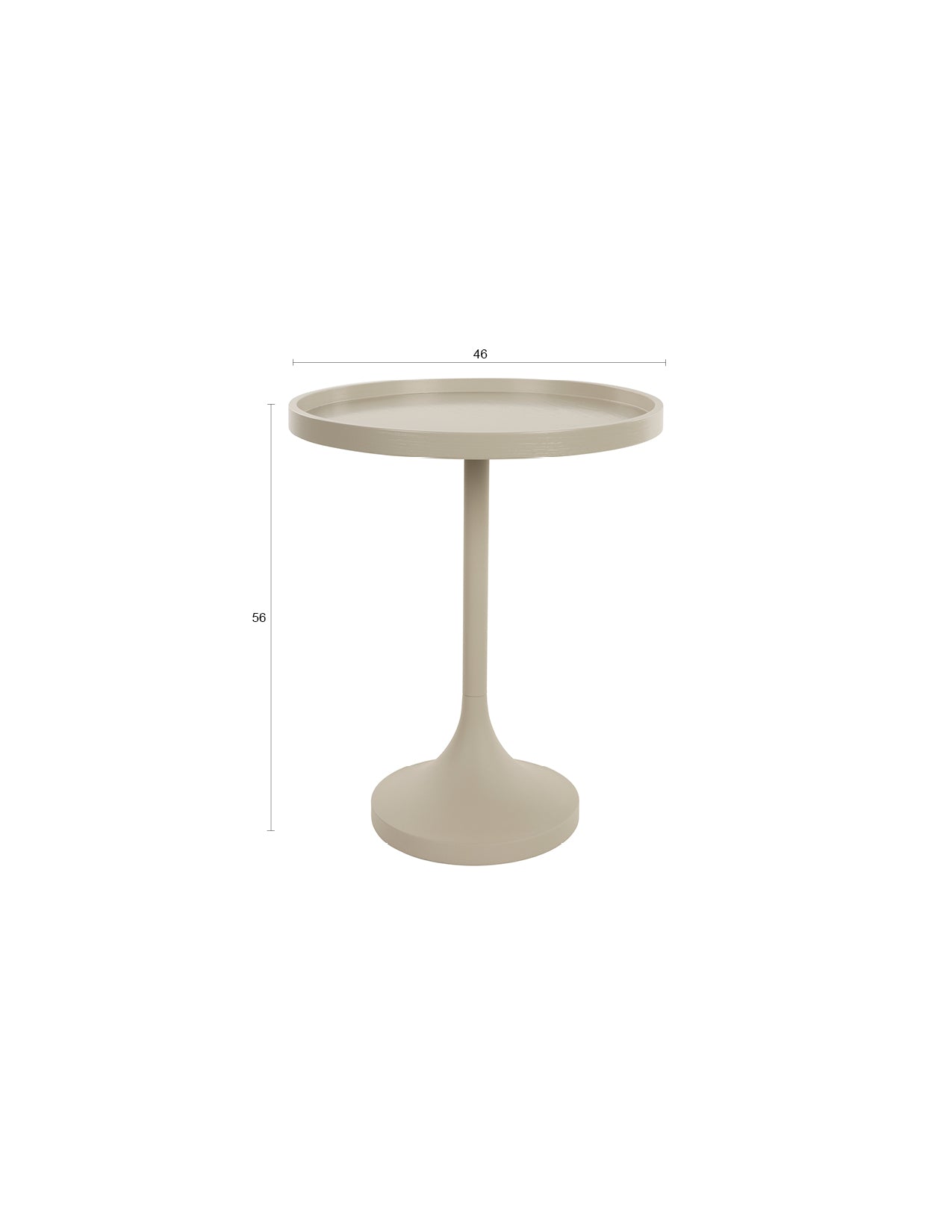 Der Beistelltisch Jason Beige von Zuiver vereint modernes Design mit Funktionalität. Perfekt als stilvolle Ablage in jedem Raum!