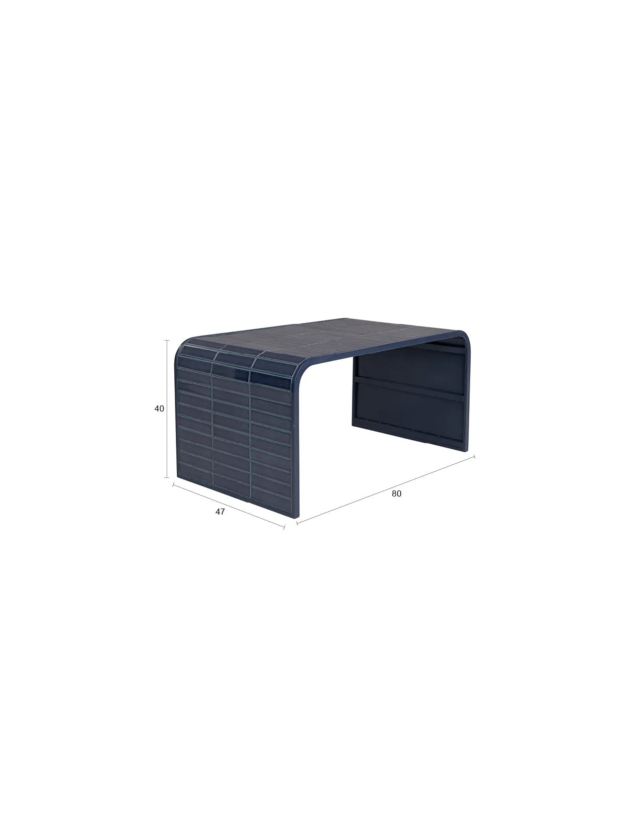 Sofatisch Tiles in Blau präsentiert im Onlineshop von KAQTU Design AG. Beistelltisch ist von Zuiver