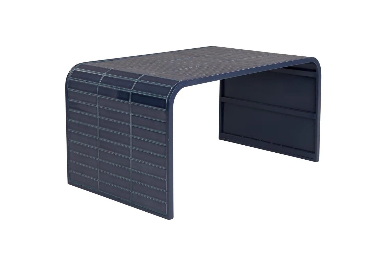Sofatisch Tiles in Blau präsentiert im Onlineshop von KAQTU Design AG. Beistelltisch ist von Zuiver