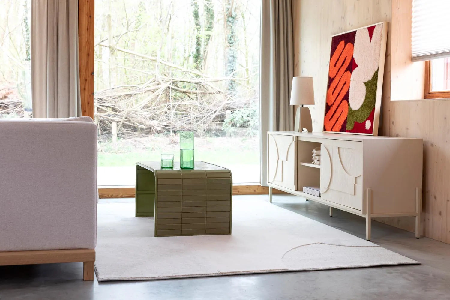 Sofatisch Tiles in Grün präsentiert im Onlineshop von KAQTU Design AG. Beistelltisch ist von Zuiver