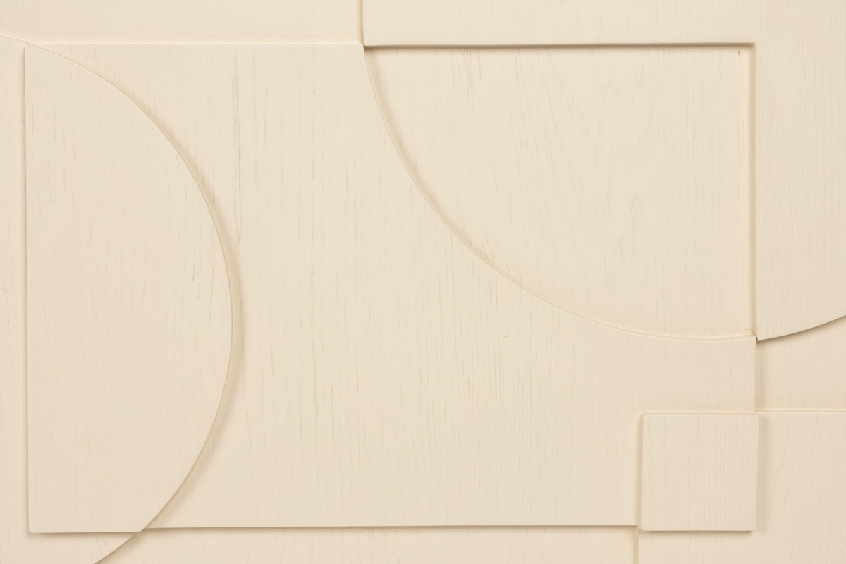 Sideboard Faces in beige präsentiert im Onlineshop von KAQTU Design AG. Sideboard ist von Zuiver