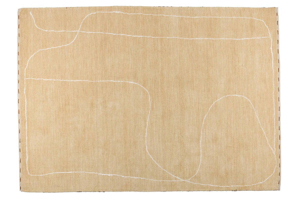 Teppich Doodle 200x300 in beige präsentiert im Onlineshop von KAQTU Design AG. Teppich ist von Zuiver