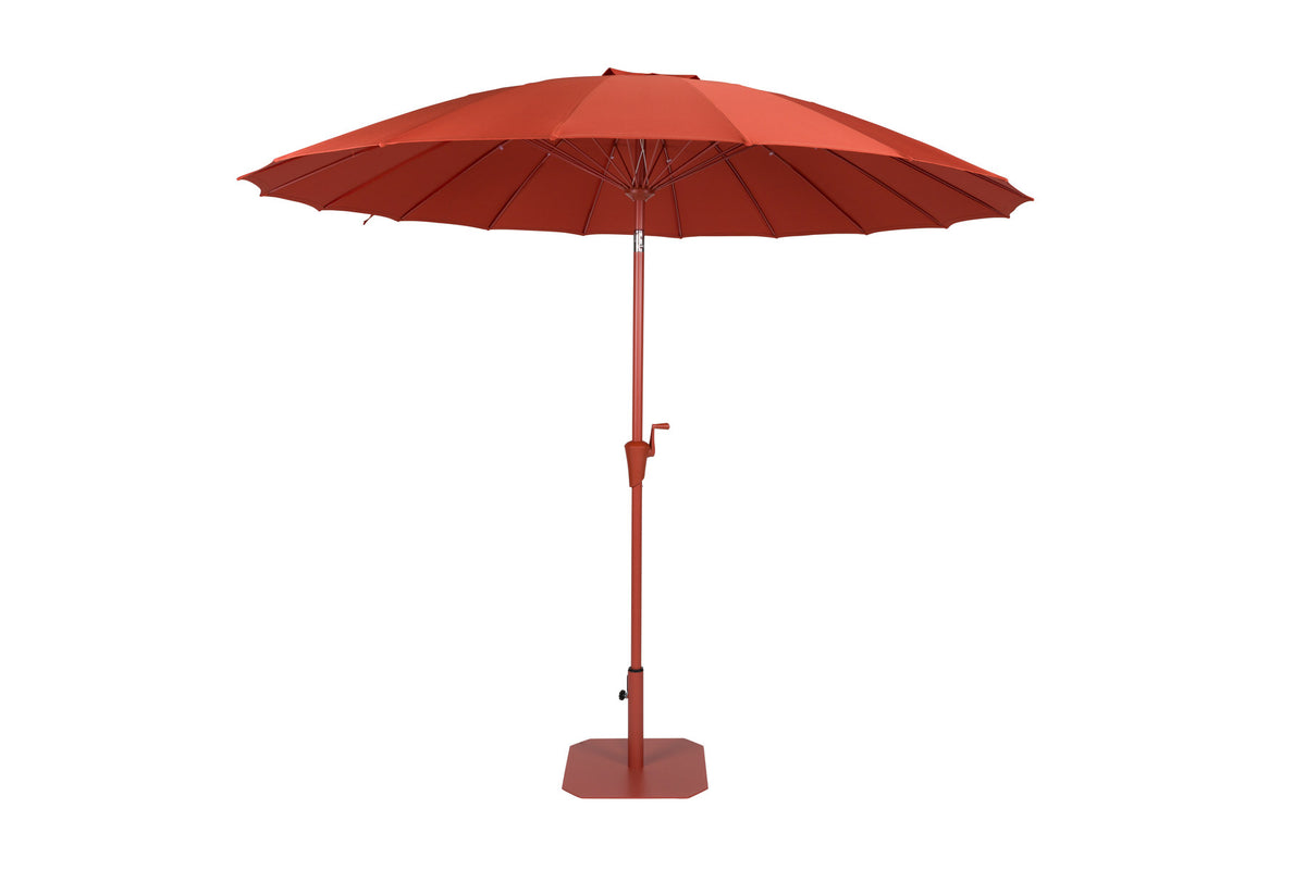 Sunbrella Sunshine Set Marsala in Rot präsentiert im Onlineshop von KAQTU Design AG. Sonnenschirm ist von Zuiver