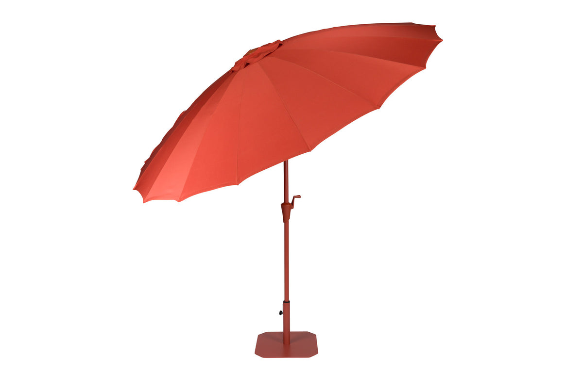 Sunbrella Sunshine Set Marsala in Rot präsentiert im Onlineshop von KAQTU Design AG. Sonnenschirm ist von Zuiver