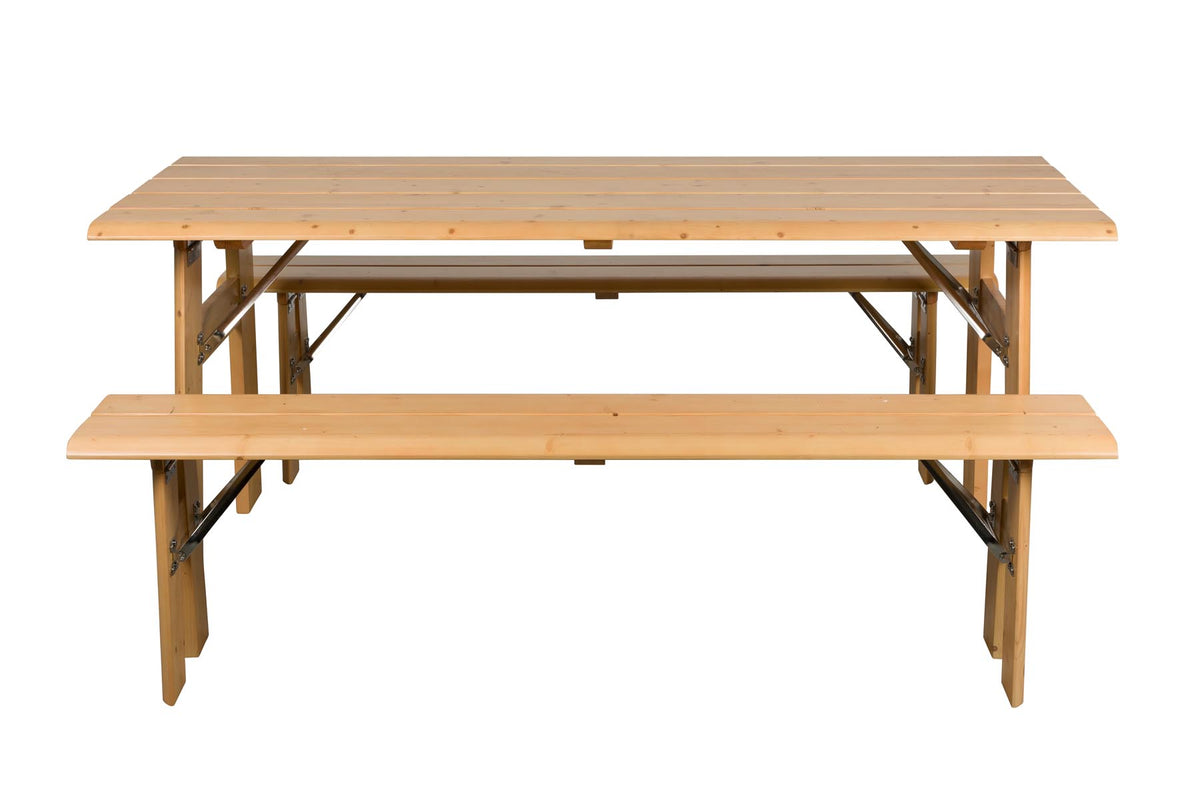 Gartentischset Avenue in Natural präsentiert im Onlineshop von KAQTU Design AG. Gartentischset ist von Zuiver
