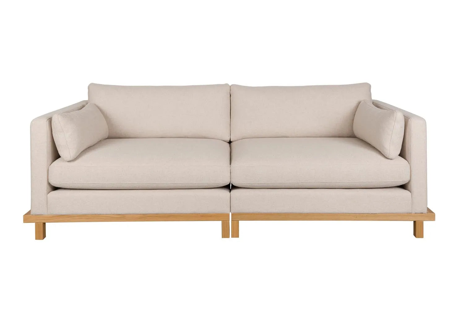 Sofa Blossom 3-Seater in Sand präsentiert im Onlineshop von KAQTU Design AG. 3er Sofa ist von Zuiver