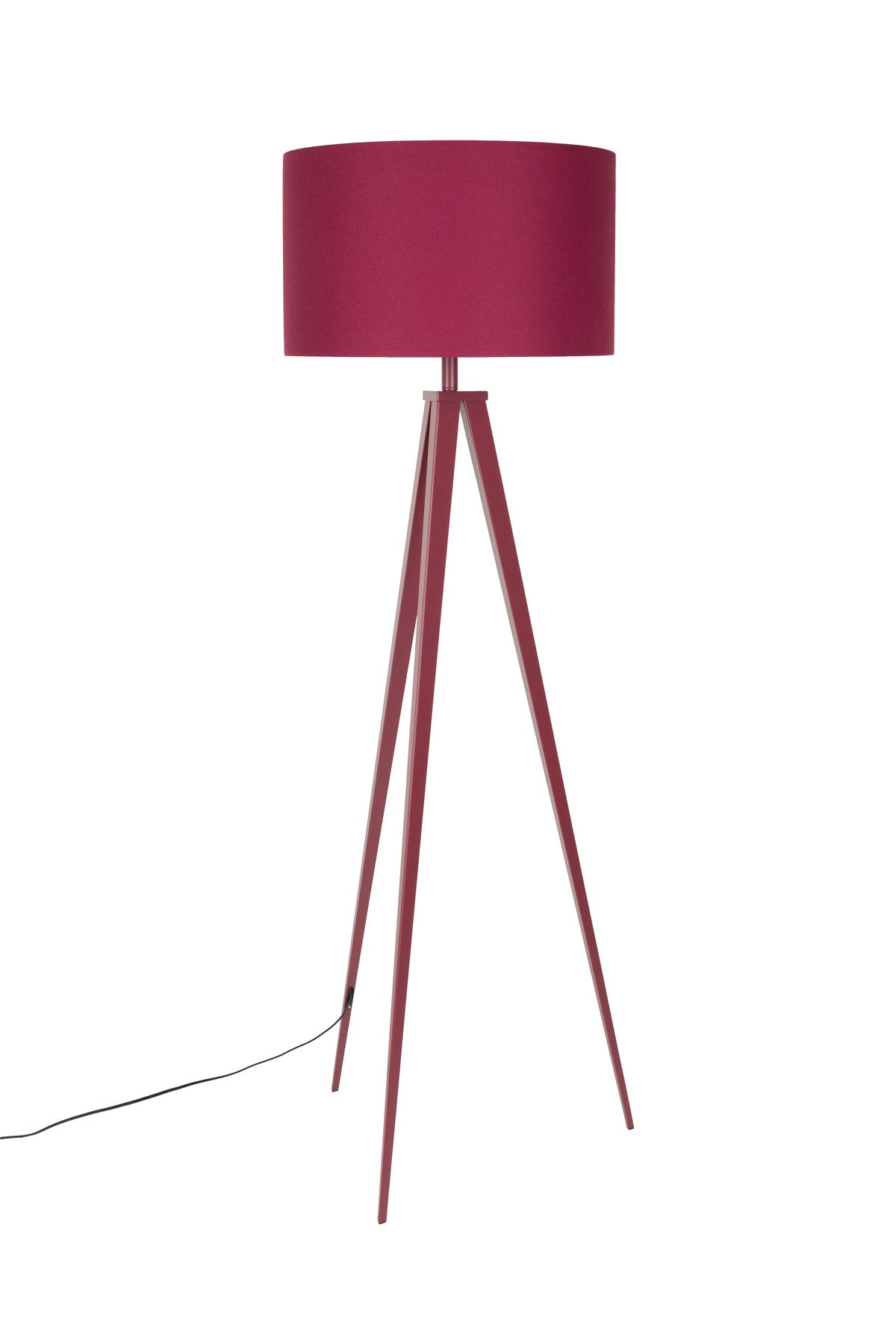 Stehleuchte Tripod in Rot präsentiert im Onlineshop von KAQTU Design AG. Stehleuchte ist von Zuiver