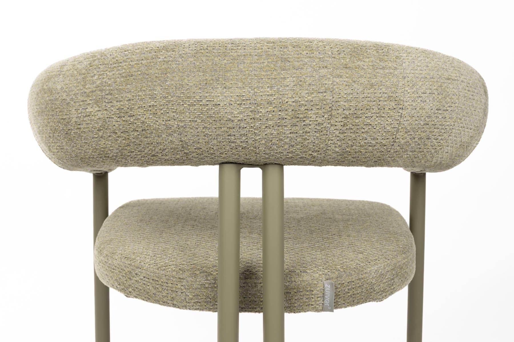 Armlehnstuhl Heels in grün präsentiert im Onlineshop von KAQTU Design AG. Stuhl mit Armlehne ist von Zuiver