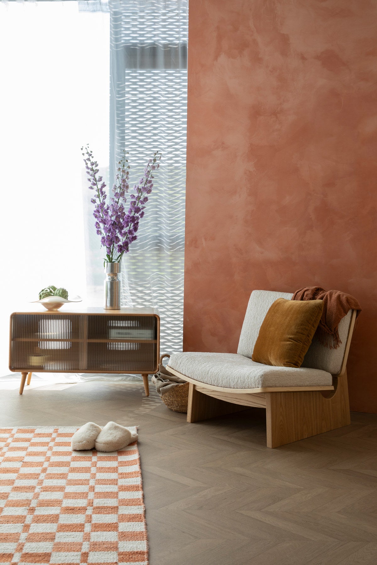 Sideboard Rise in Natur präsentiert im Onlineshop von KAQTU Design AG. Sideboard ist von Zuiver