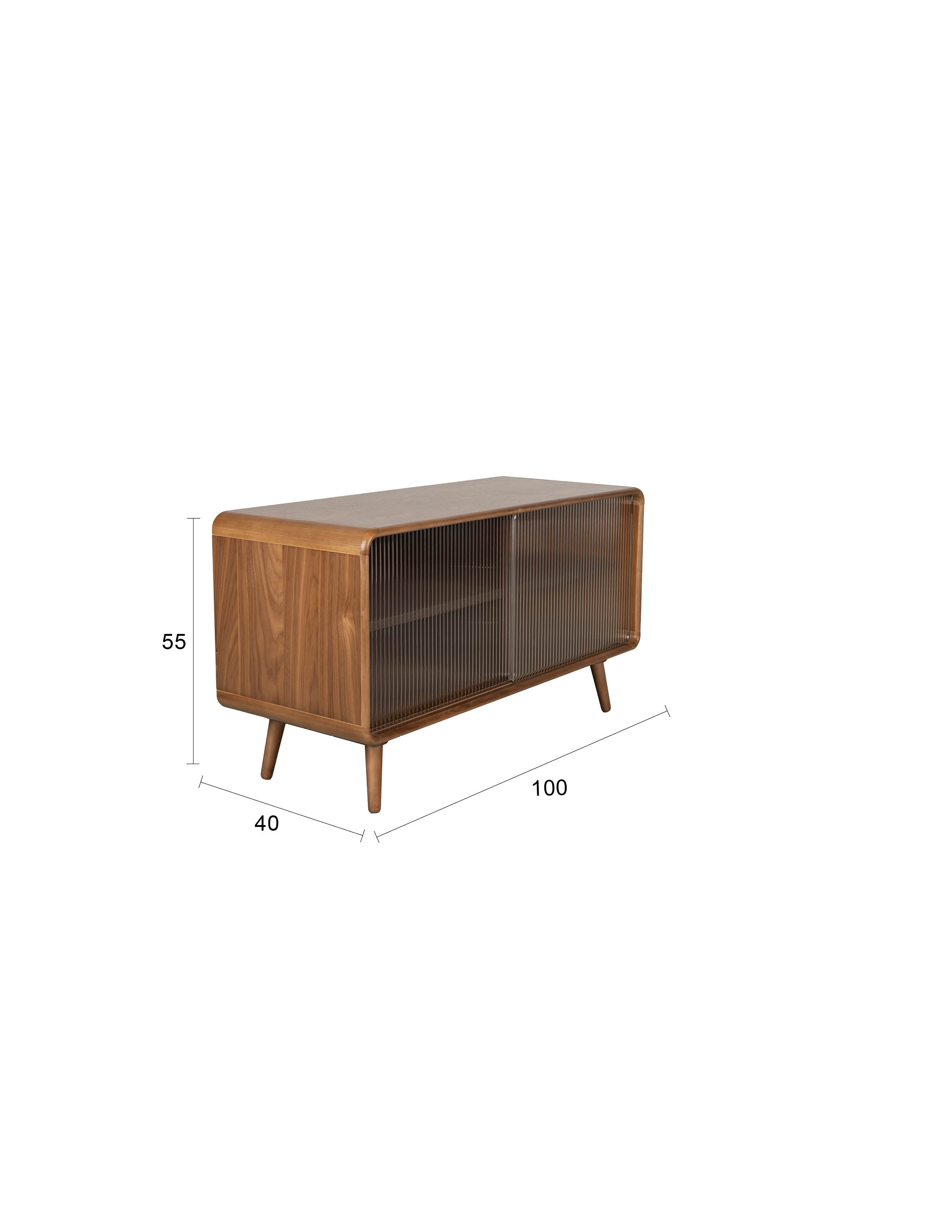 Sideboard Rise in Braun präsentiert im Onlineshop von KAQTU Design AG. Sideboards ist von Zuiver