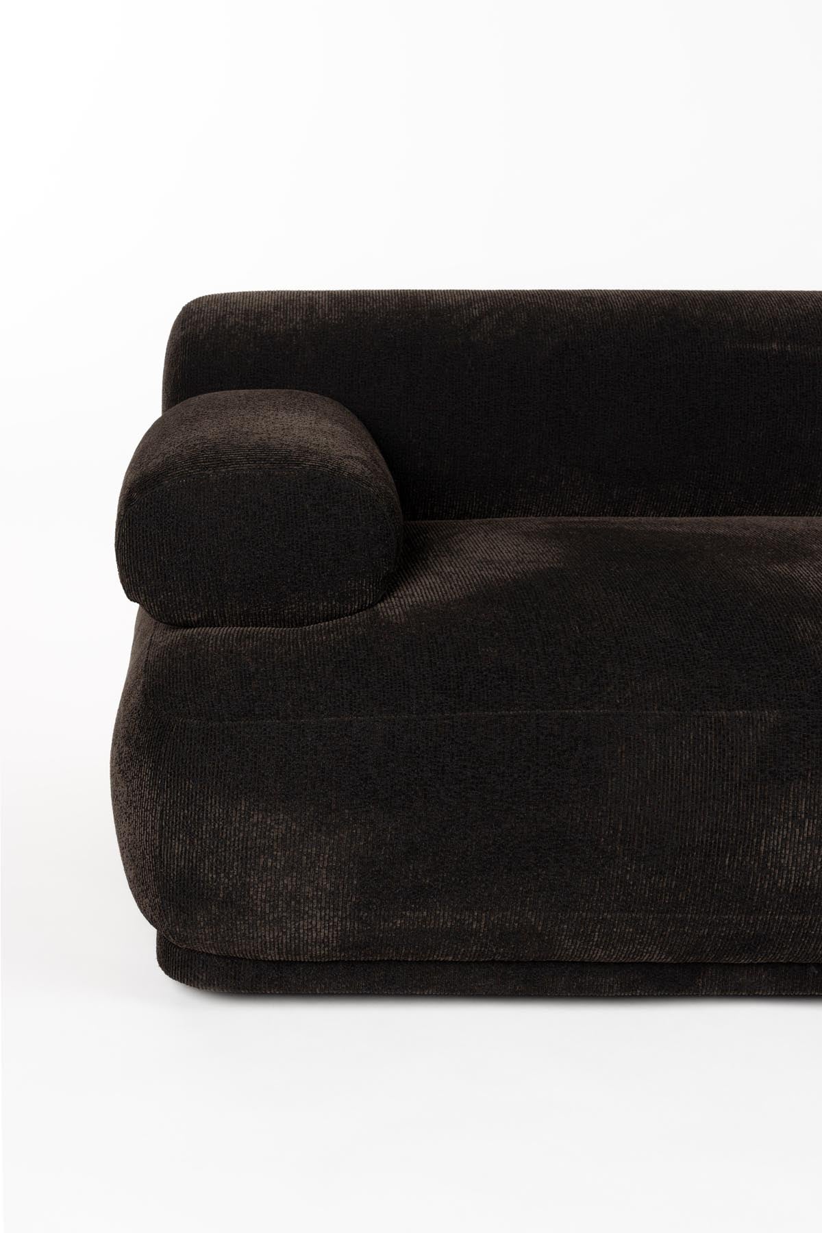 Sofa Rembrandt 7.5-Sitzer Links in Braun präsentiert im Onlineshop von KAQTU Design AG. Ecksofa ist von Zuiver