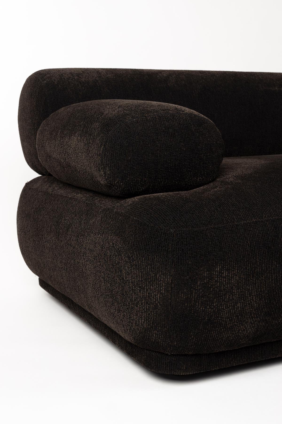 Sofa Rembrandt 4.5-Sitzer Rechts in Braun präsentiert im Onlineshop von KAQTU Design AG. 4er Sofa ist von Zuiver