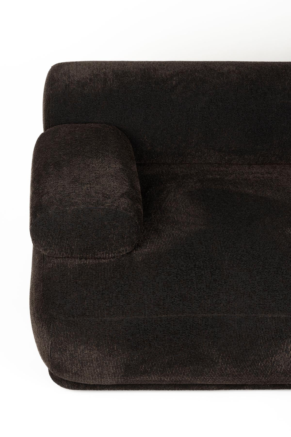 Sofa Rembrandt 4.5-Sitzer Rechts in Braun präsentiert im Onlineshop von KAQTU Design AG. 4er Sofa ist von Zuiver