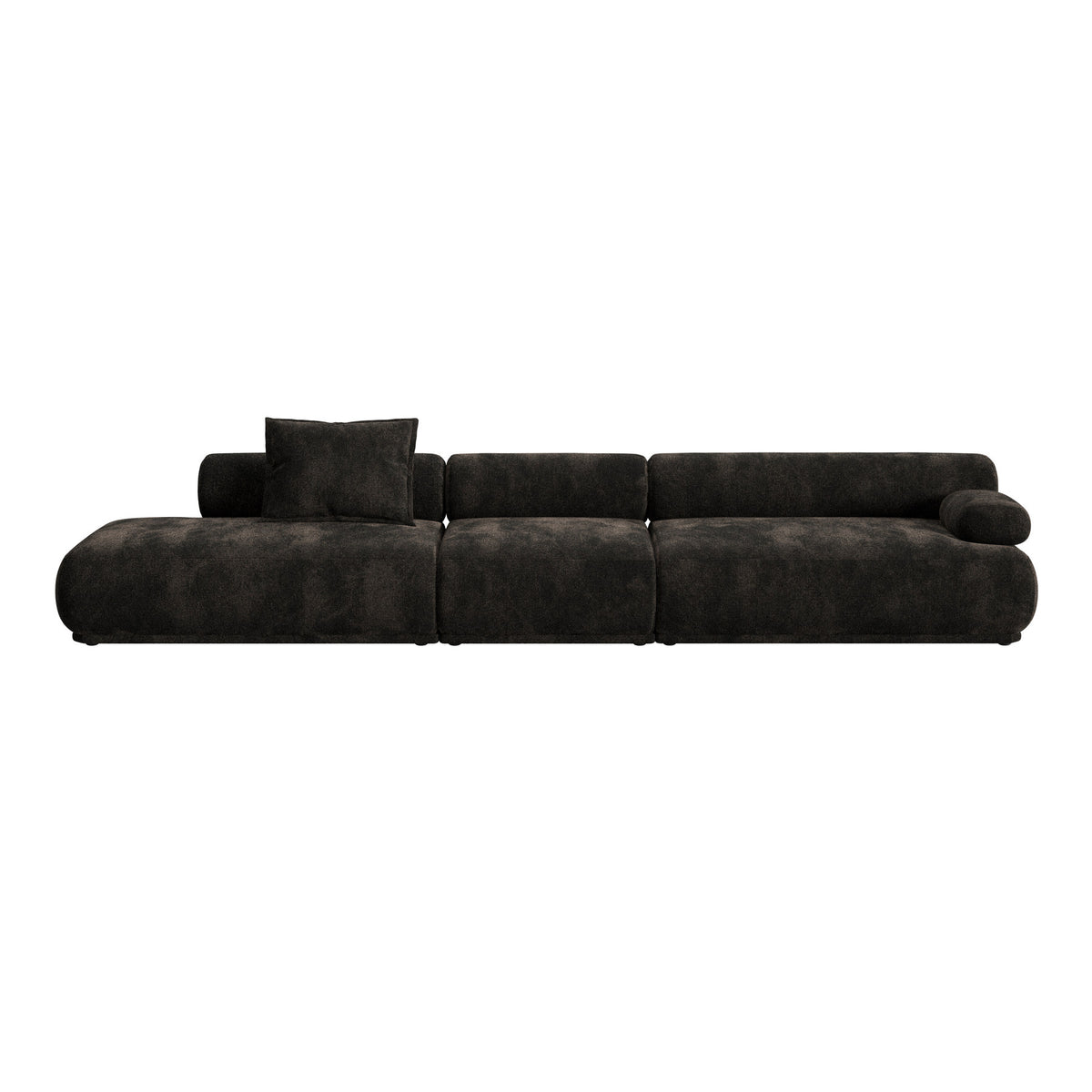 Sofa Rembrandt 4.5-Sitzer Rechts in Braun präsentiert im Onlineshop von KAQTU Design AG. 4er Sofa ist von Zuiver