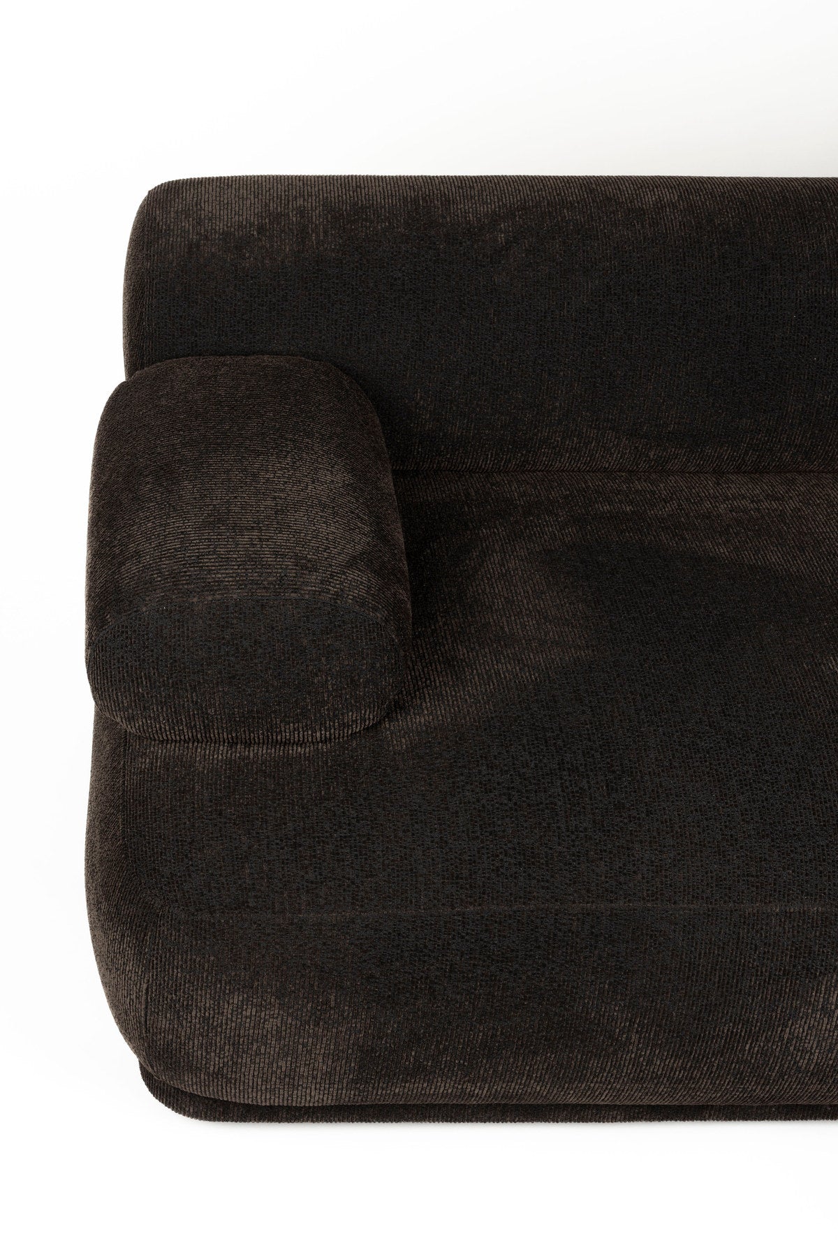 Sofa Rembrandt 4.5-Sitzer Rechts in Braun präsentiert im Onlineshop von KAQTU Design AG. 4er Sofa ist von Zuiver